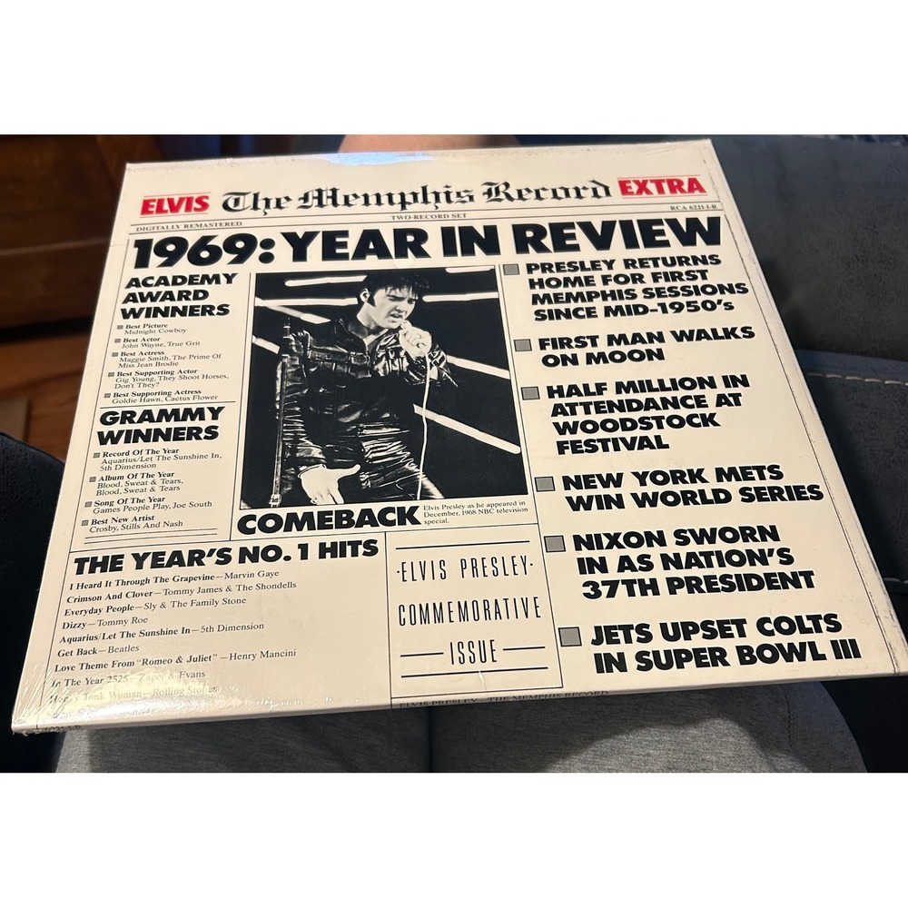 NWT Elvis Presley The Memphis Record Extra 1969 Year In Review 2 LP RCA